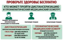 Неделя информированности о важности диспансеризации и профосмотров